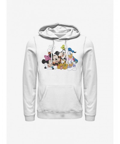 Disney Mickey Mouse And Friends Group Hoodie $14.37 Hoodies